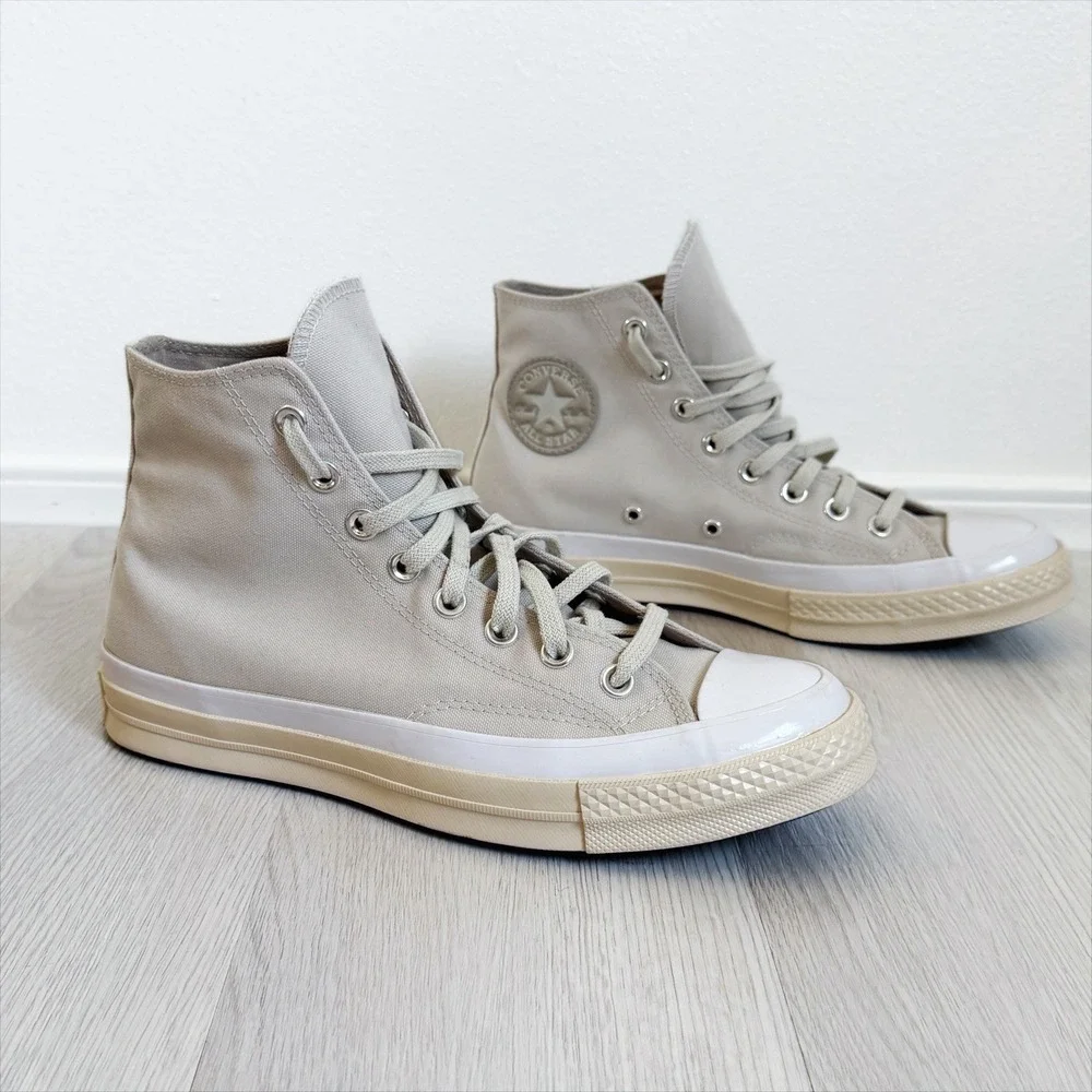 Converse Chuck 70 Hi A00727C Womens 9 Unisex Mens 7 Light Bone Papyrus Neutral